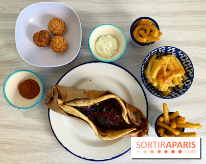 Les excellents sandwiches pita de Dupin à emporter 