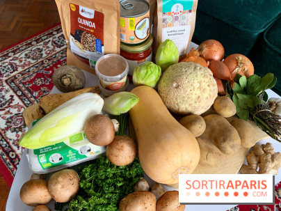 Le Campanier, un panier pour cuisiner 5 recettes bio et de saison, en livraison