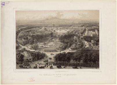 Vue générale du jardin d'acclimatation, Th. Muller