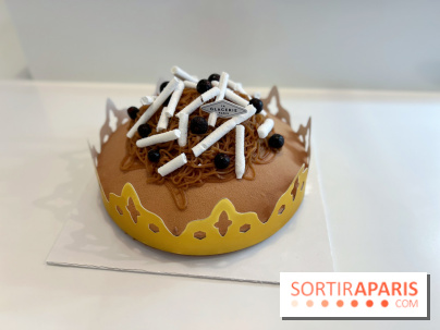 La galette des Rois Mont Blanc 2024 de La Glacerie Paris
