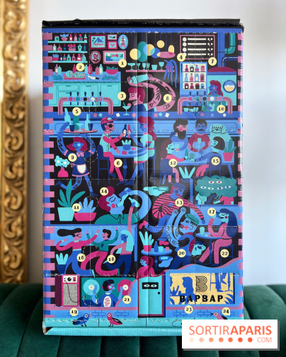 Les calendriers de l'Avent 2023 de la brasserie BapBap remplis de ses propres bières artisanales