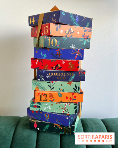 Le calendrier de l'Avent 2023 100% thé de Compagnie & Co