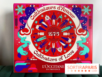 Le calendrier de l'Avent 2023 aux allures de paon coloré de L'Occitane