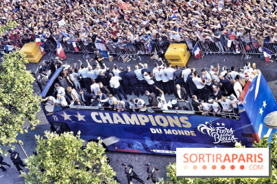 Défilé de l'Equipe de France sur les Champs-Elysées, les photos