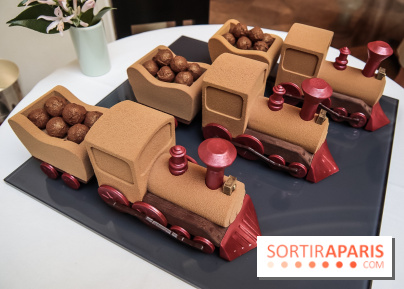 La Bûche Shangri-là Express de Michaël Bartocetti pour Noël 2018