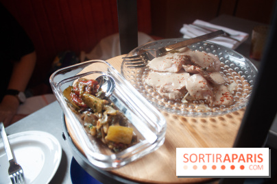 Cucina, Ducasse à la Maison de la Mutualité : caponata et vittelo tonnato