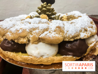 Paris/Rome, bûche 2018 d'Il Gelato Del Marchese