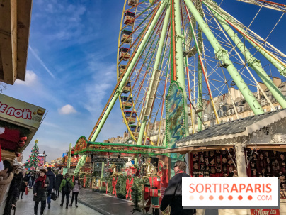 Le Marché de Noël des Tuileries à Paris, grande roue