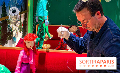 Printemps Haussmann : notre interview du marionnettiste et de la scénographe des vitrines de Noël