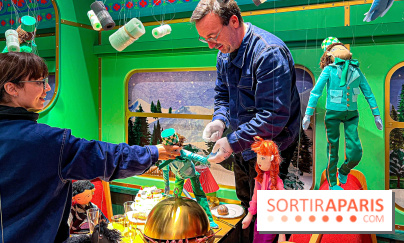 Printemps Haussmann : notre interview du marionnettiste et de la scénographe des vitrines de Noël