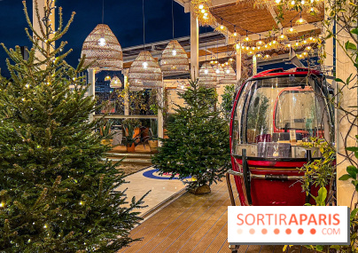 Polpo Nord : terrasse d'hiver gourmande avec télécabines et piste de curling en bord de Seine
