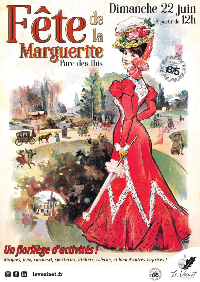 Fête de la Marguerite 2025 au Vésinet (78) :