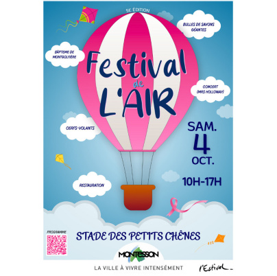 Festival de l'Air 2025 à Montesson (78) : montgolfière, cerfs-volants, concert gratuit ...