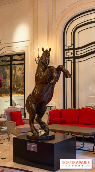 Exposition gratuite au Plaza Athénée : le bestiaire de Michel Bassompierre s'invite au palace