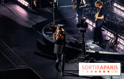 Clara Luciani en concert à l'Accor Arena de Paris en février 2026
