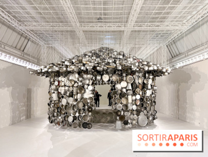 Sangam : l'installation monumentale de Subodh Gupta au Bon Marché Rive Gauche