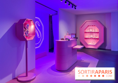 Découvrez le pop-up store immersif gravé Swarovski, dans le Marais
