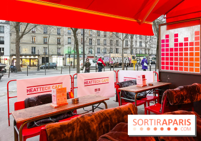 HEATTECH CAFÉ : la terrasse la plus chaude de Paris signée UNIQLO, au Café Chéri(e)