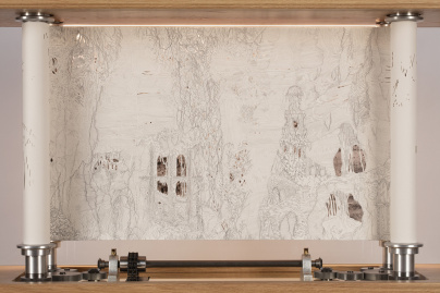 Promenade(s) en Champagne, l'installation sculpturale d'Eva Jospin au Carreau du Temple