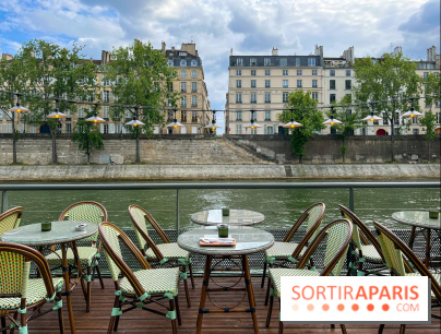 Sena, la nouvelle terrasse face à l'Île Saint Louis : pizzas, Spritzeria, rooftop et pop up stores