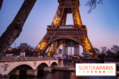 Visuel Paris Tour Eiffel nuit - pont d'Iéna
