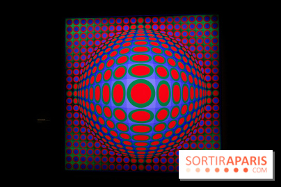 Exposition Vasarely Centre Pompidou, nos photos