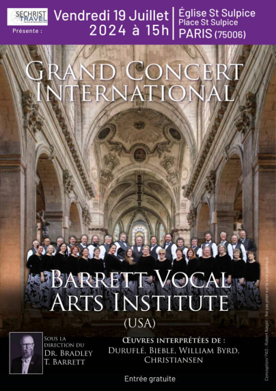 Grand Concert International Gratuit de Chant Choral à l'Église Saint Sulpice