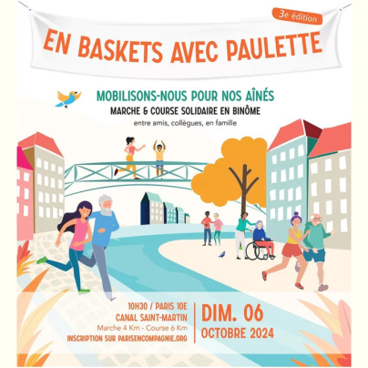 “En baskets avec Paulette !" : ce dimanche 6 octobre, faites marcher une personne âgée !