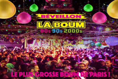 La BOUM du RÉVEILLON 2025 : formule tout inclus !