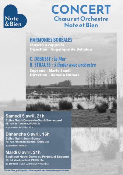 Chœur et Orchestre "Note et Bien" à la Basilique Notre-Dame-du-Perpétuel-Secours