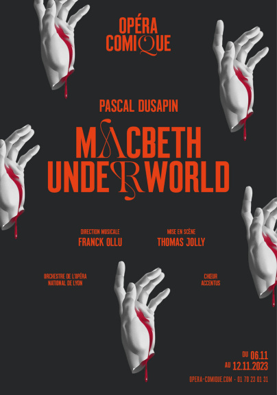 "Macbeth Underworld" d'après "Macbeth" de Shakespeare en novembre à l'Opéra-Comique
