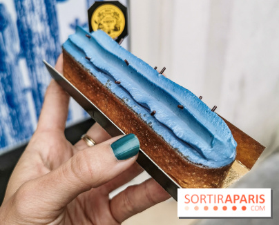 Thé glacé et éclair Cactus Bleu de Mariage Frères, les photos