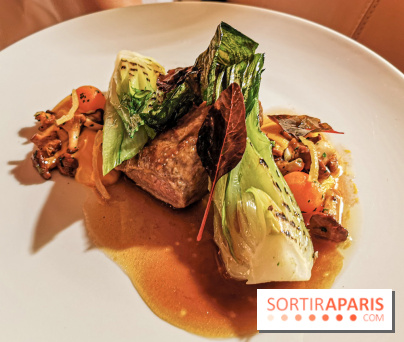 Le menu Traviata à l'Hôtel Le Meurice