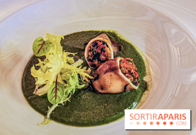 Le menu Traviata à l'Hôtel Le Meurice