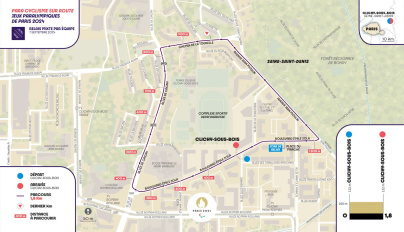 parcours relais cyclisme para