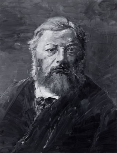 Yan Pei-Ming, L'Artiste à 58 ans, Gustave Courbet
