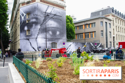 Hommage à Adama Traoré : l'artiste JR dévoile un collage géant à Paris, les photos