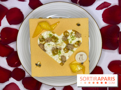 Le menu de Saint-Valentin 2021 de l'hôtel de Crillon