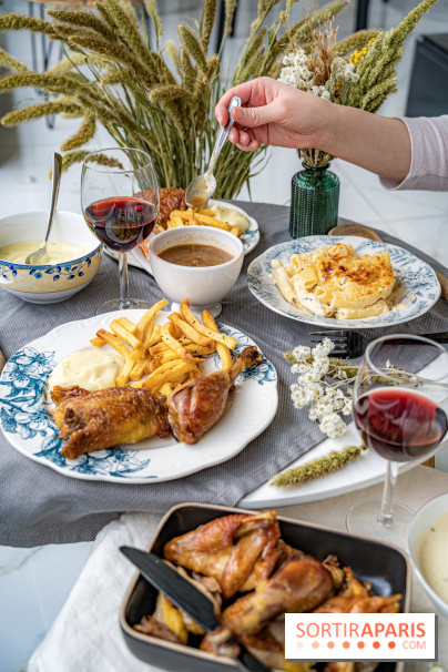 Menu volaille et truffe du Coq Rico, les photos