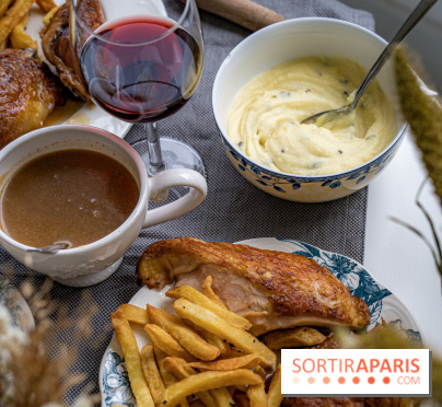 Menu volaille et truffe du Coq Rico, les photos