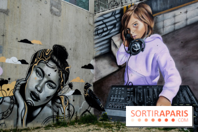 Spot 13 : le lieu éphémère de street art en plein air à Paris, nos photos