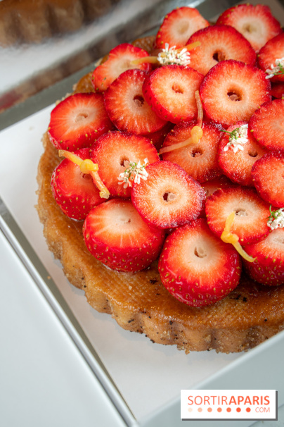La Tarte aux fraises de Quentin Lechat au Royal Monceau