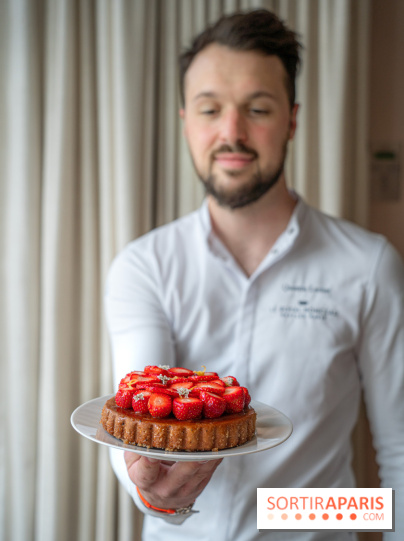 La Tarte aux fraises de Quentin Lechat au Royal Monceau