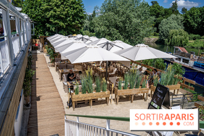 La plage et le brunch EffetMer de la Maison Louveciennes 