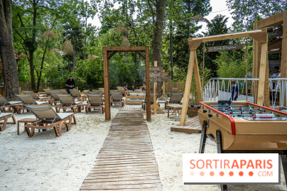 Le Beach Parisienne du Chalet du lac, la plage estivale à Paris