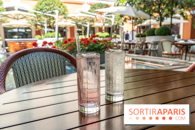 La terrasse du Royal Monceau en mode estivale