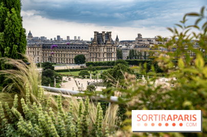 Visuel Paris, vue du Meurice suite Etoile - Jardin des Tuileries