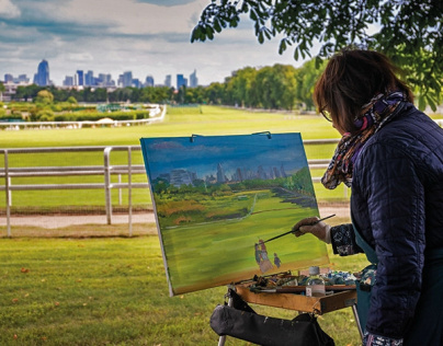 Grand Prix de Saint-Cloud : déjeuner sur l'herbe, concours de peinture et courses hippiques