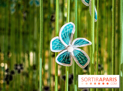 Les fleurs de Thebe Magugu au Bon Marché