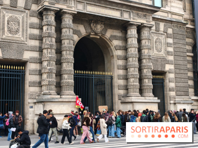 Visuel actualités - grève blocage manifestation musée du Louvre
